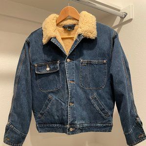 Ralph Lauren Sherpa Lined Denim Jacket